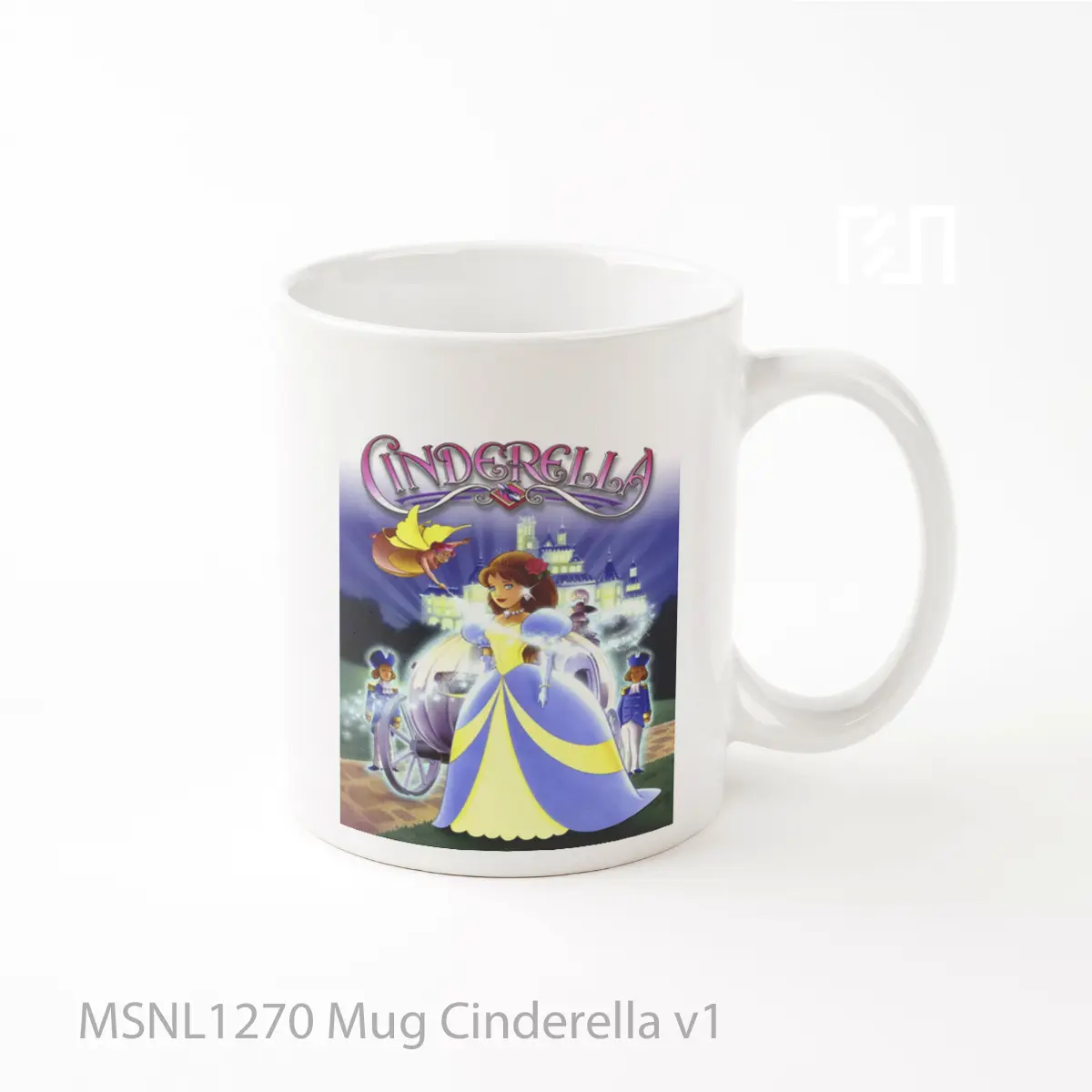 Mug Cinderella V1 Gelas Keramik Tema Film MSNL1270