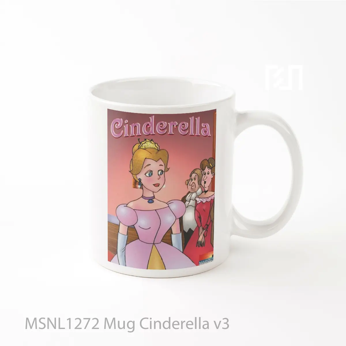 Mug Cinderella V3 Gelas Keramik Tema Film MSNL1272
