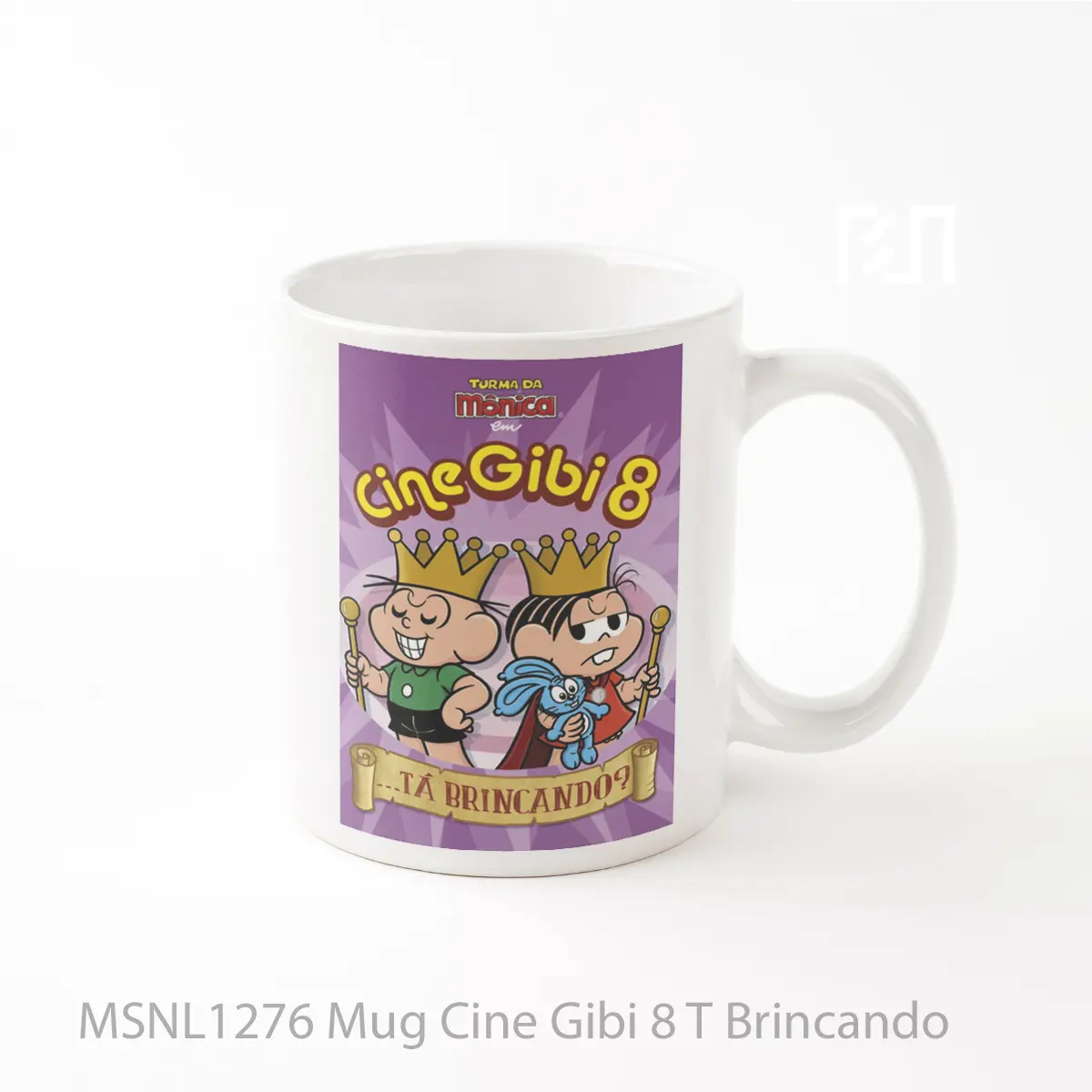Mug Cine Gibi 8 T Brincando Gelas Keramik Tema Film MSNL1276