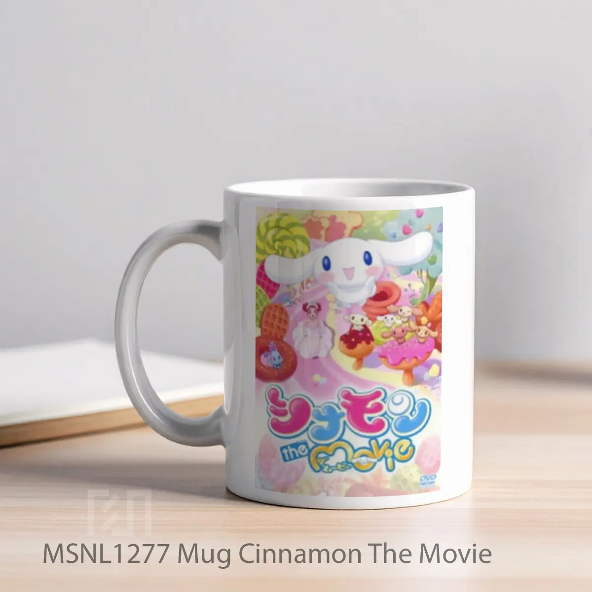 Mug Cinnamon The Movie Gelas Keramik Tema Film MSNL1277 - Tampak Kiri