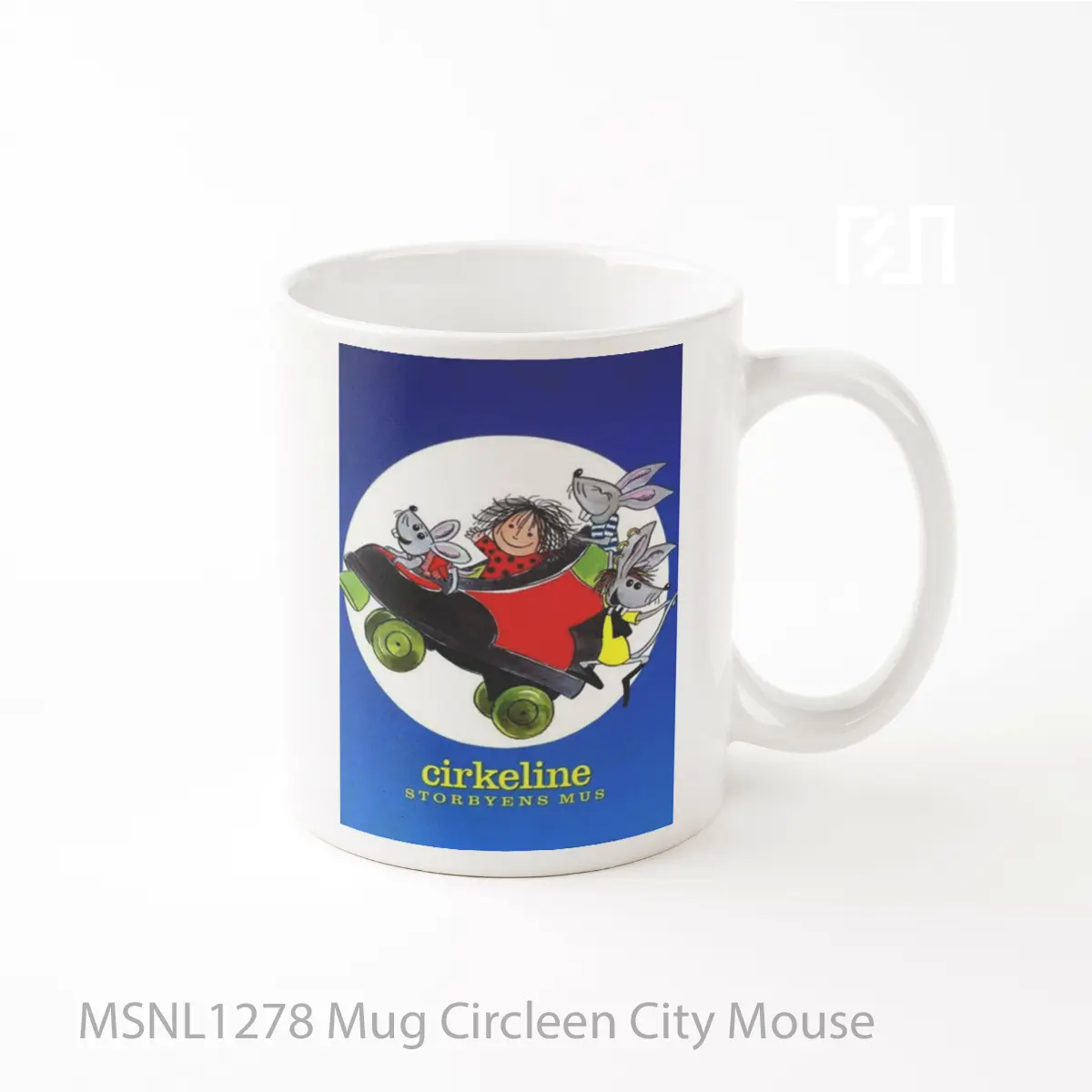 Mug Circleen City Mouse Gelas Keramik Tema Film MSNL1278