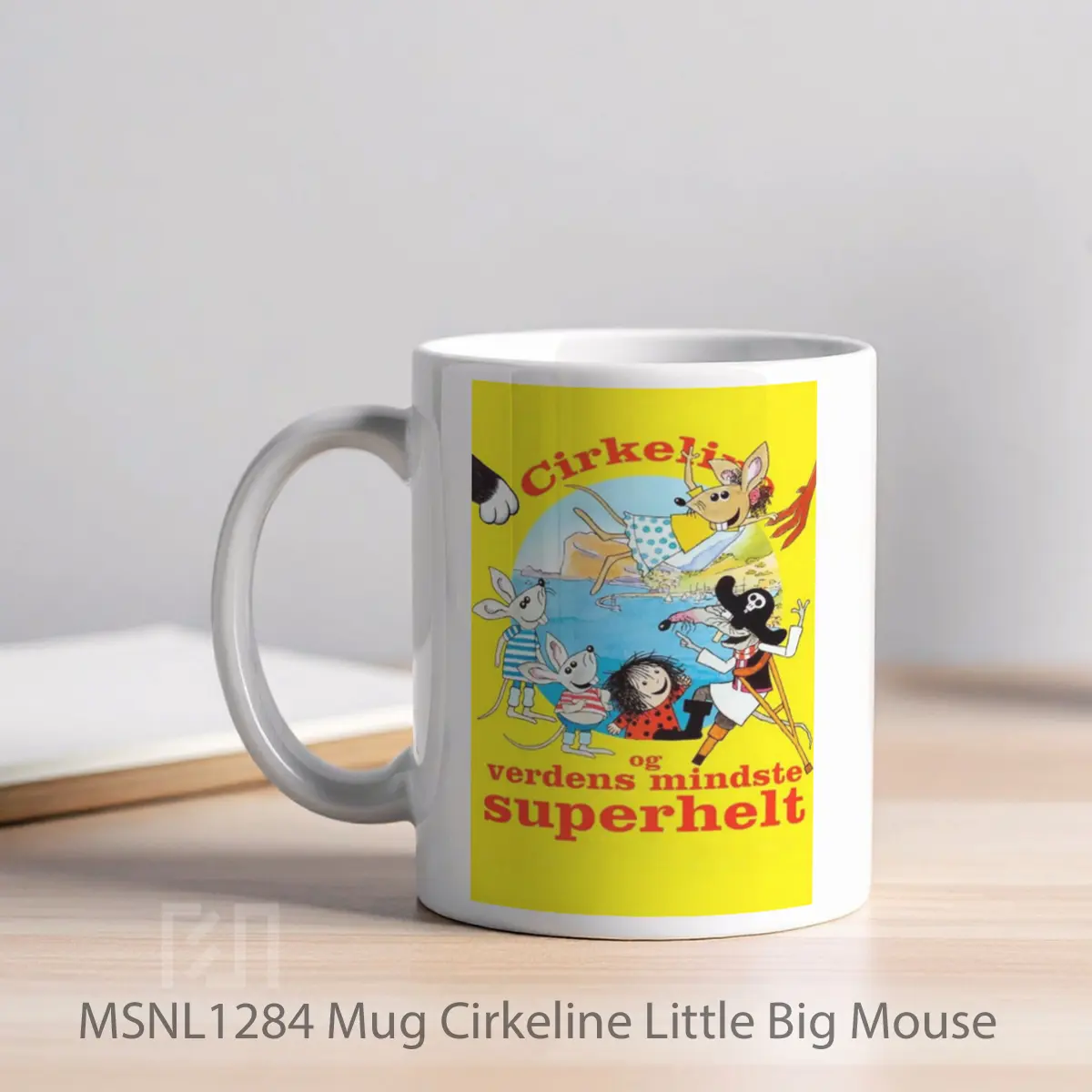 Mug Cirkeline Little Big Mouse Gelas Keramik Tema Film MSNL1284 - Tampak Kiri