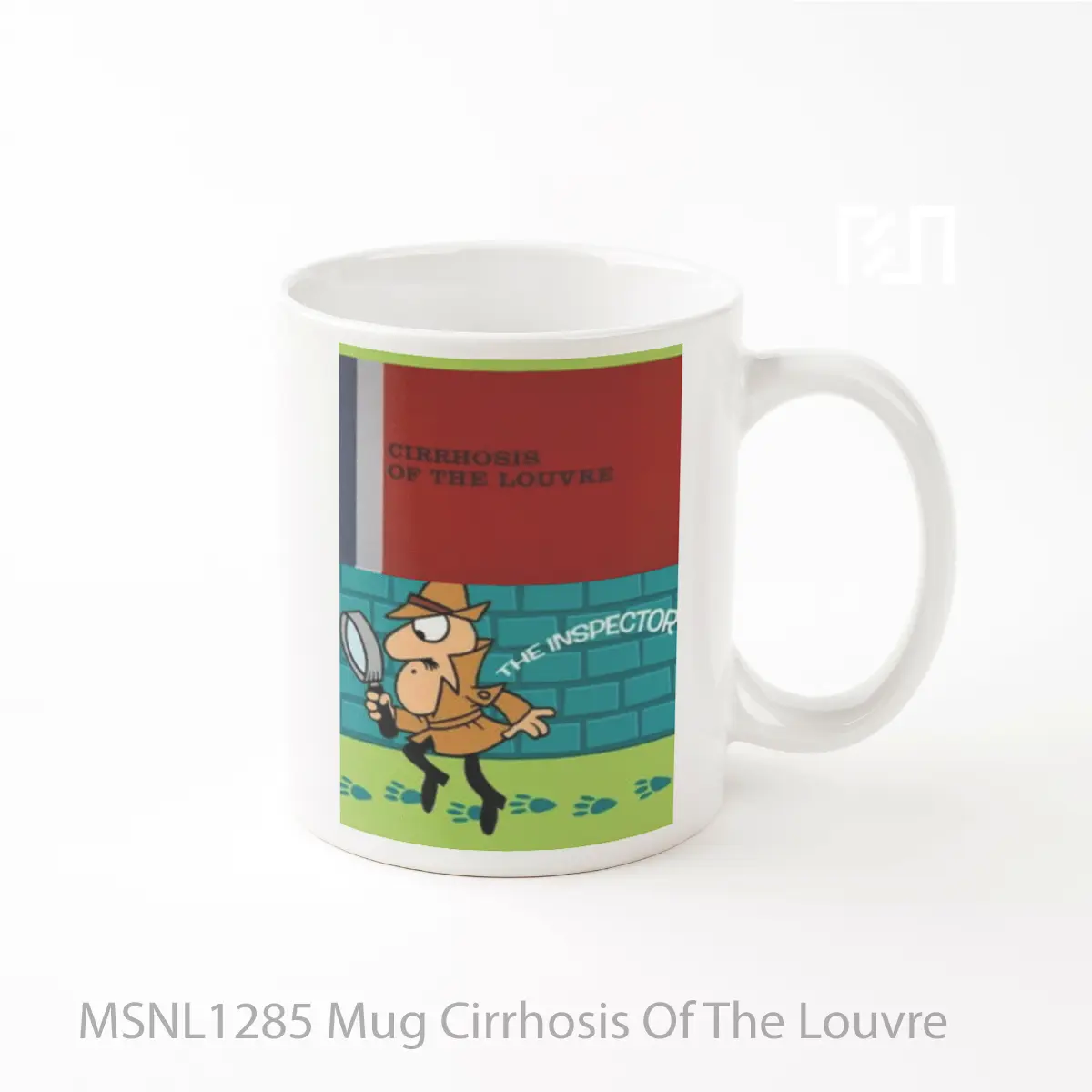 Mug Cirrhosis Of The Louvre Gelas Keramik Tema Film MSNL1285