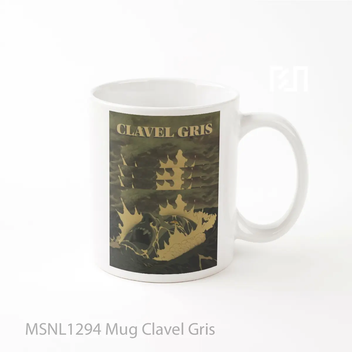 Mug Clavel Gris Gelas Keramik Tema Film MSNL1294