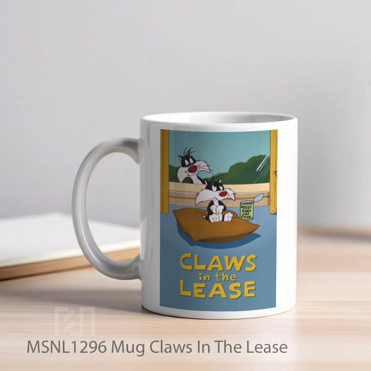 Mug Claws In The Lease Gelas Keramik Tema Film MSNL1296 - Tampak Kiri