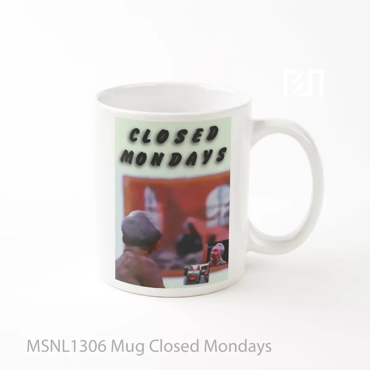 Mug Closed Mondays Gelas Keramik Tema Film MSNL1306