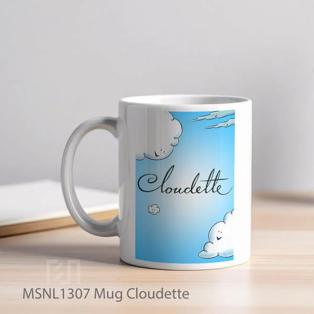 Mug Cloudette Gelas Keramik Tema Film MSNL1307 - Tampak Kiri