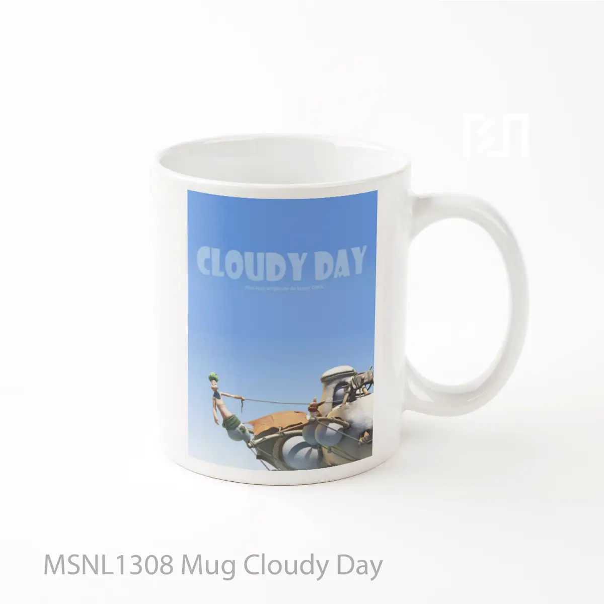 Mug Cloudy Day Gelas Keramik Tema Film MSNL1308
