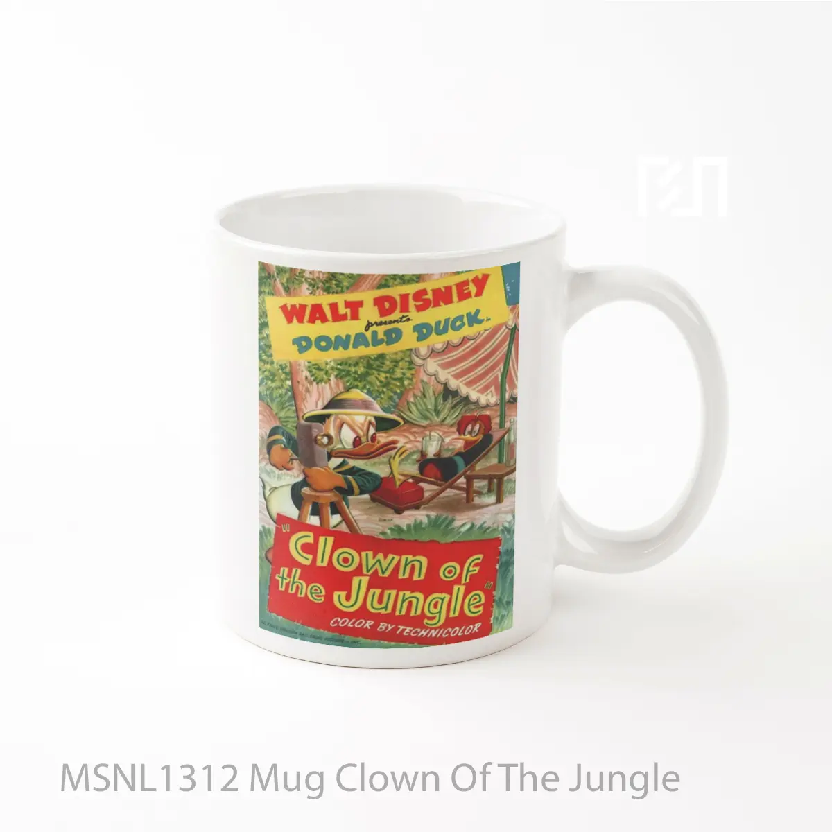 Mug Clown Of The Jungle Gelas Keramik Tema Film MSNL1312