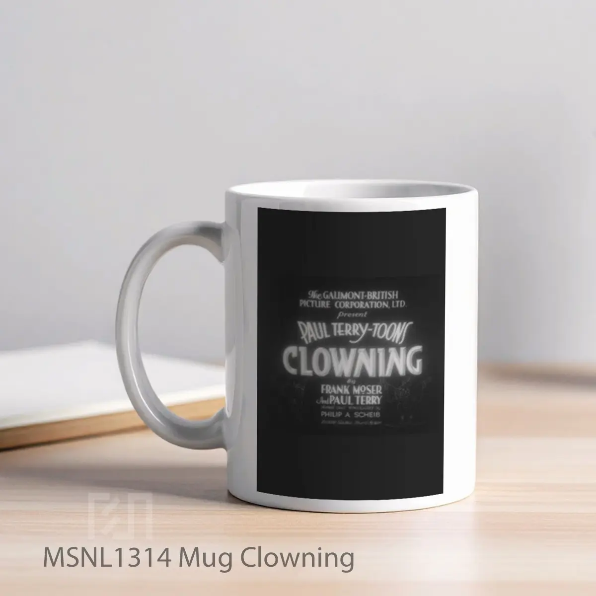 Mug Clowning Gelas Keramik Tema Film MSNL1314 - Tampak Kiri