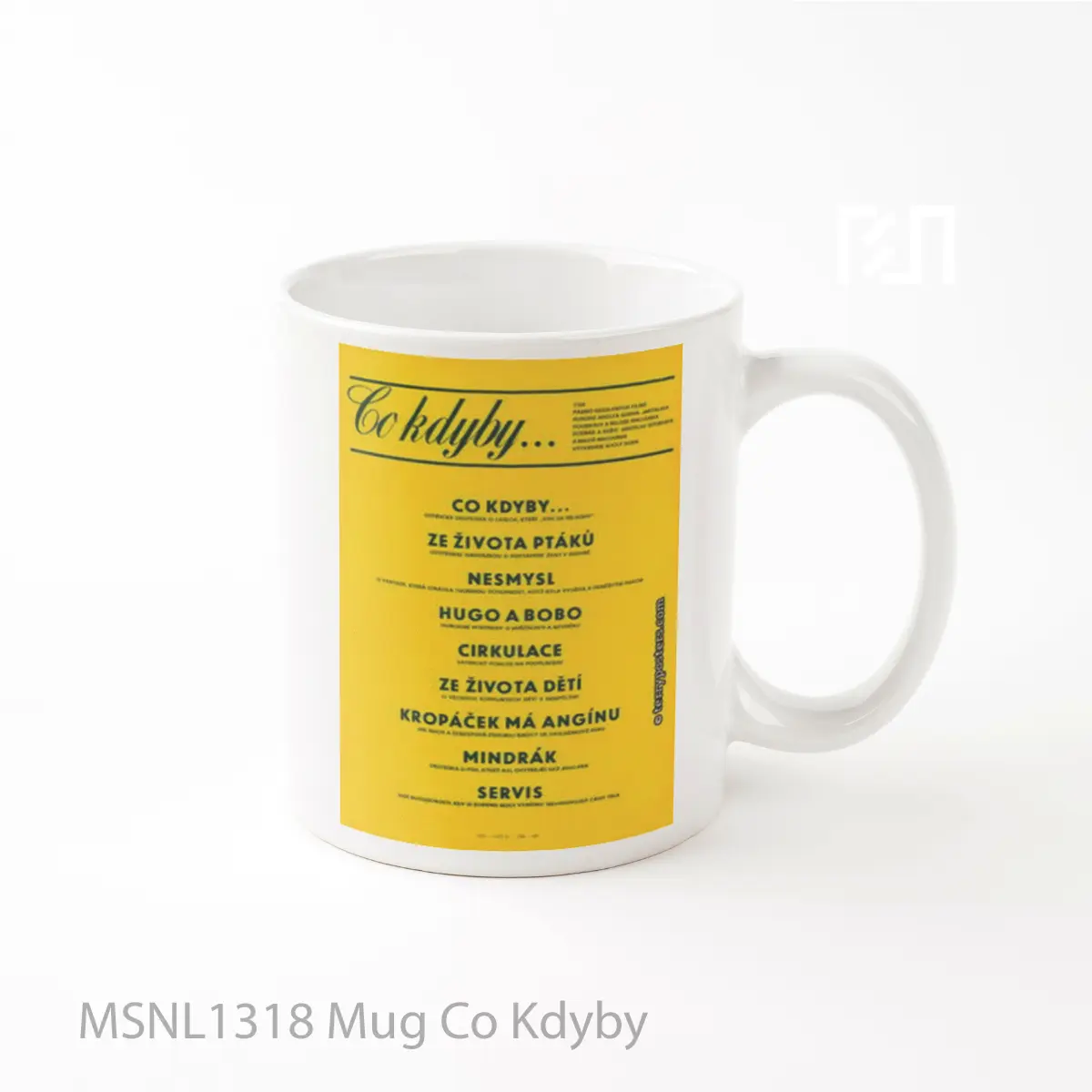 Mug Co Kdyby Gelas Keramik Tema Film MSNL1318
