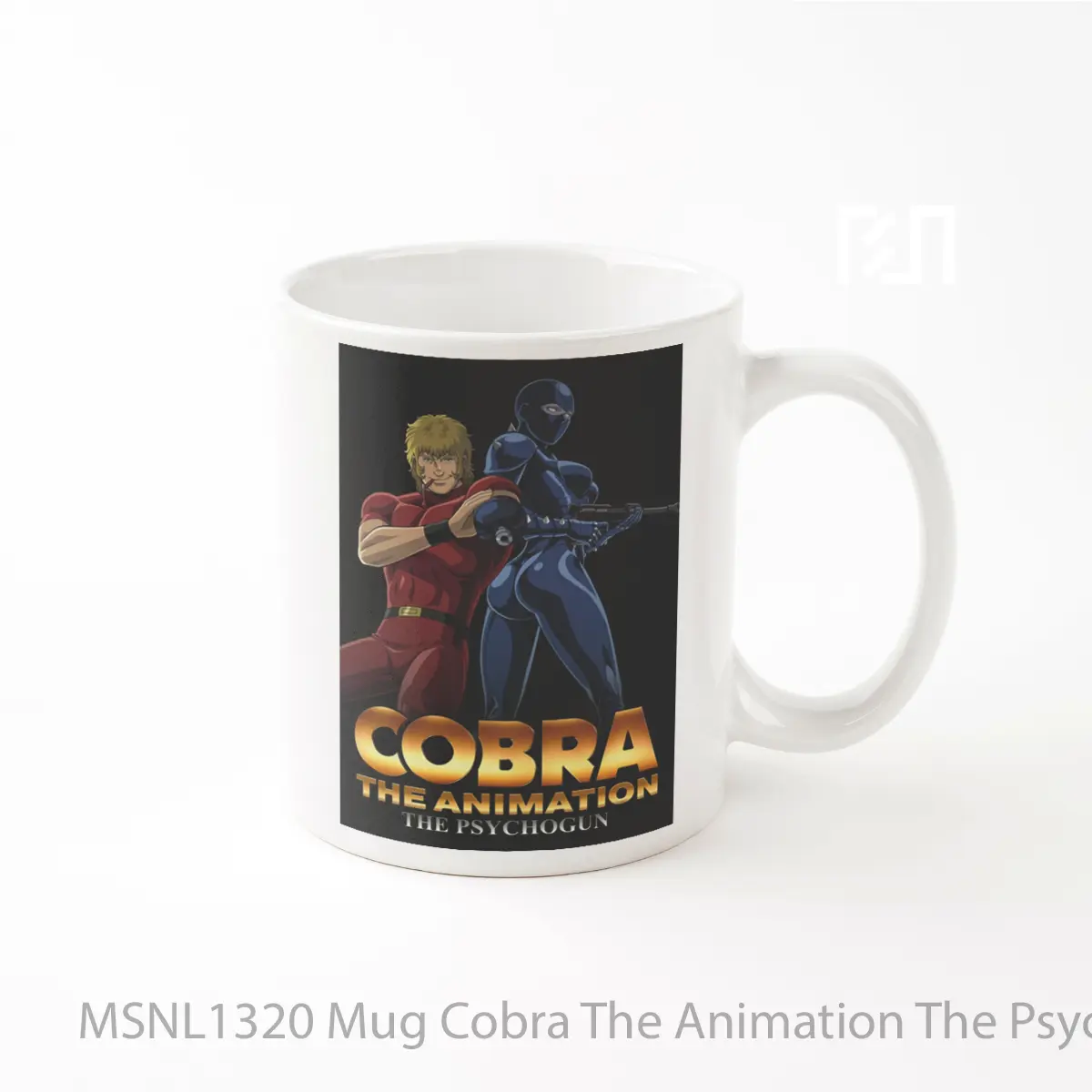 Mug Cobra The Animation The Psycho Gun Gelas Keramik Tema Film MSNL1320