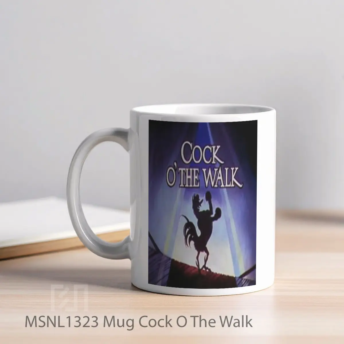 Mug Cock O The Walk Gelas Keramik Tema Film MSNL1323 - Tampak Kiri