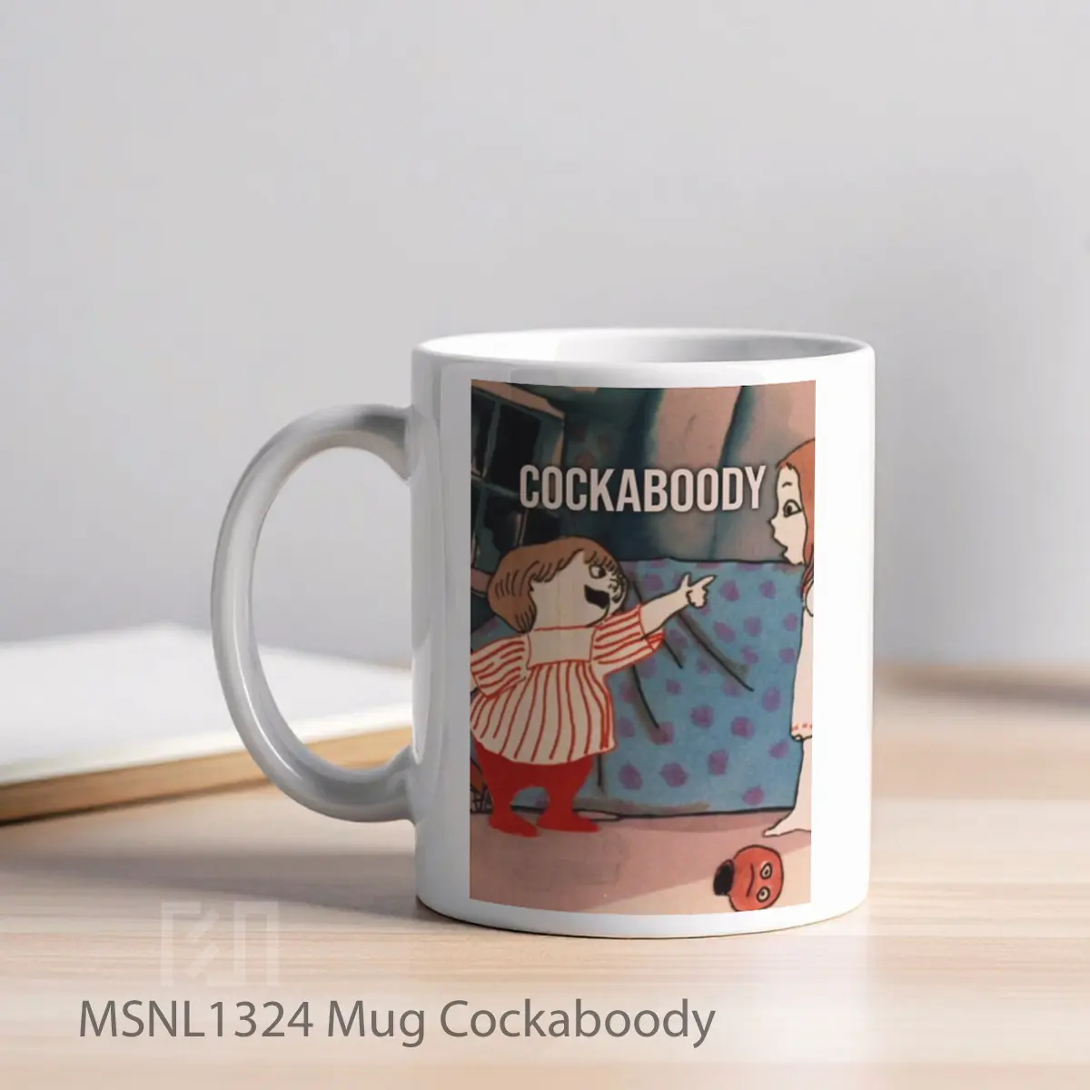 Mug Cockaboody Gelas Keramik Tema Film MSNL1324 - Tampak Kiri