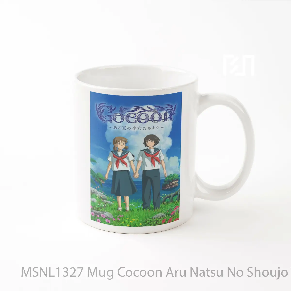 Mug Cocoon Aru Natsu No Shoujo Tachi Yori Gelas Keramik Tema Film MSNL1327