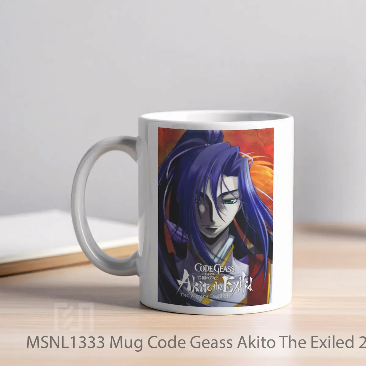 Mug Code Geass Akito The Exiled 2 The Wyvern Divided Gelas Keramik Tema Film MSNL1333 - Tampak Kiri