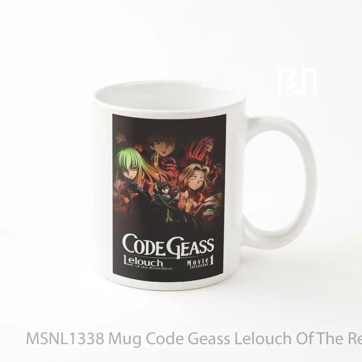 Mug Code Geass Lelouch Of The Rebellion I Initiation Gelas Keramik Tema Film MSNL1338