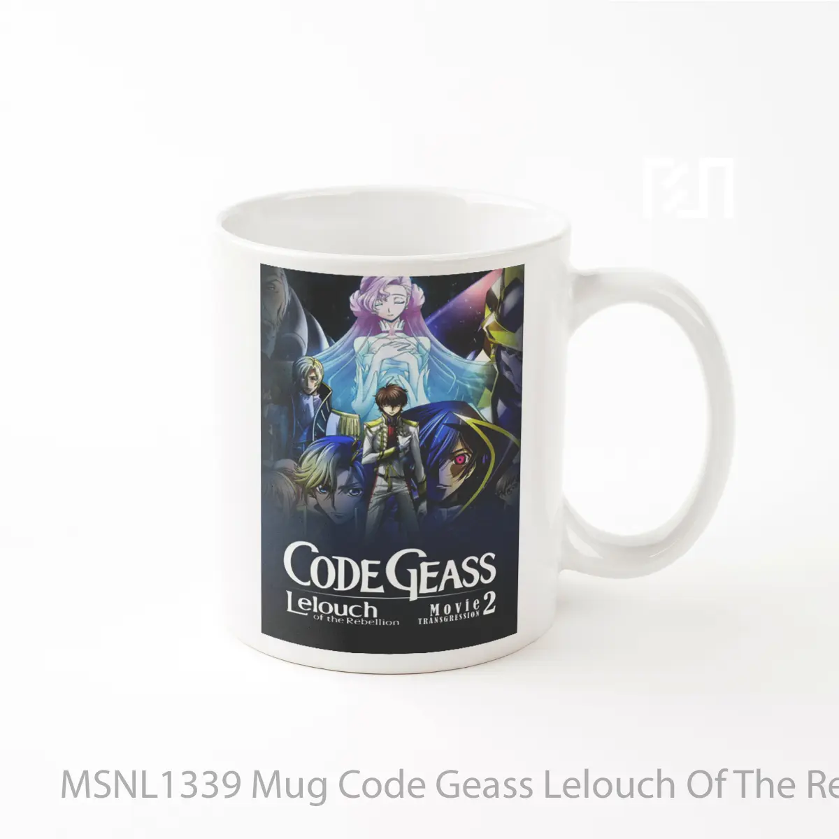 Mug Code Geass Lelouch Of The Rebellion Ii Transgression Gelas Keramik Tema Film MSNL1339