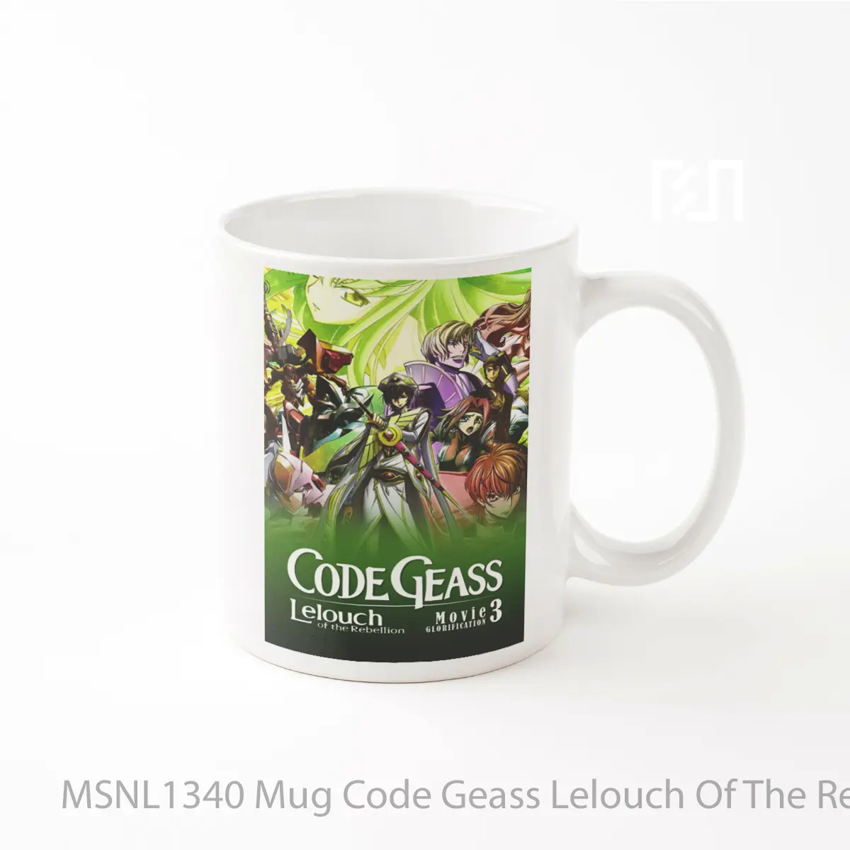 Mug Code Geass Lelouch Of The Rebellion Iii Glorification Gelas Keramik Tema Film MSNL1340