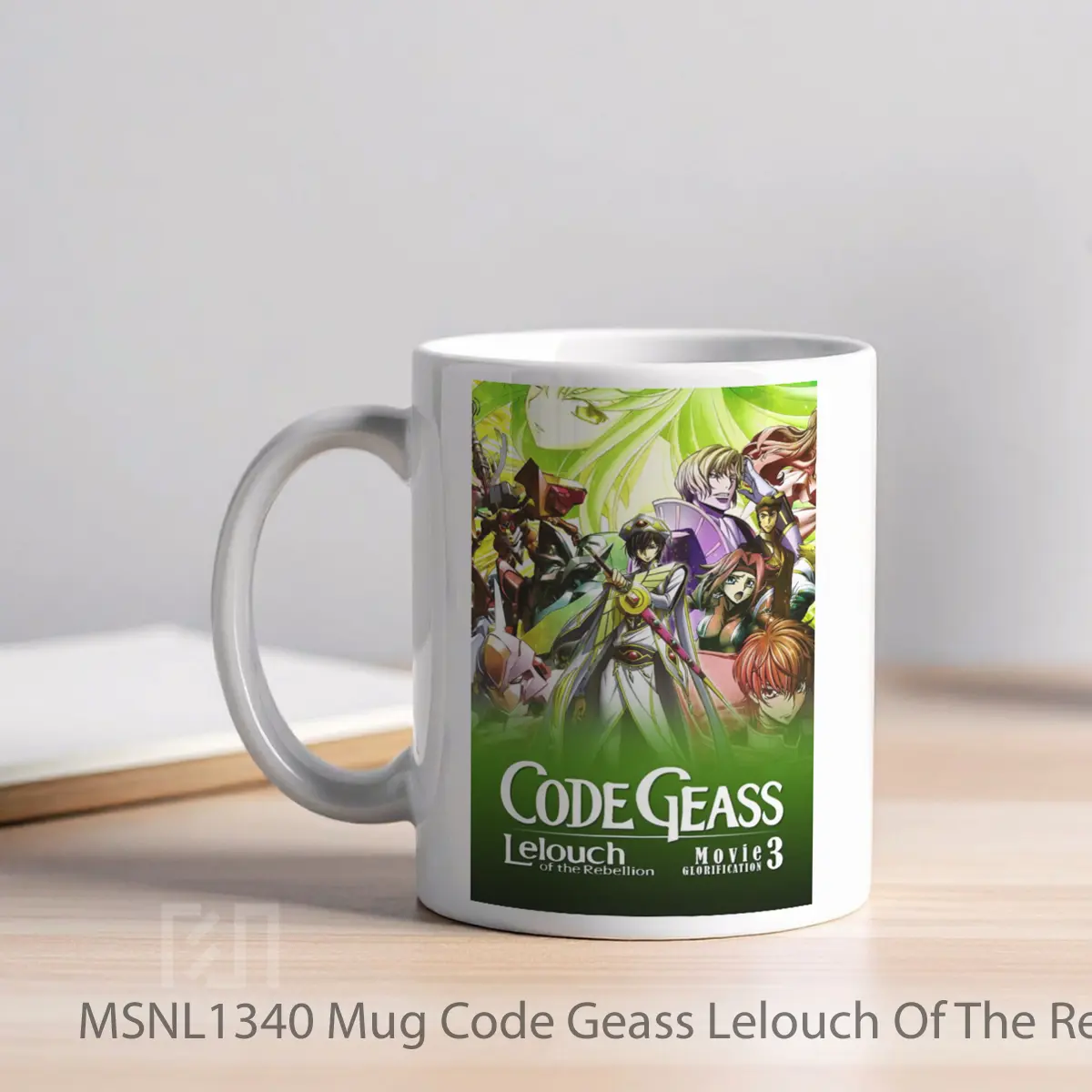Mug Code Geass Lelouch Of The Rebellion Iii Glorification Gelas Keramik Tema Film MSNL1340 - Tampak Kiri