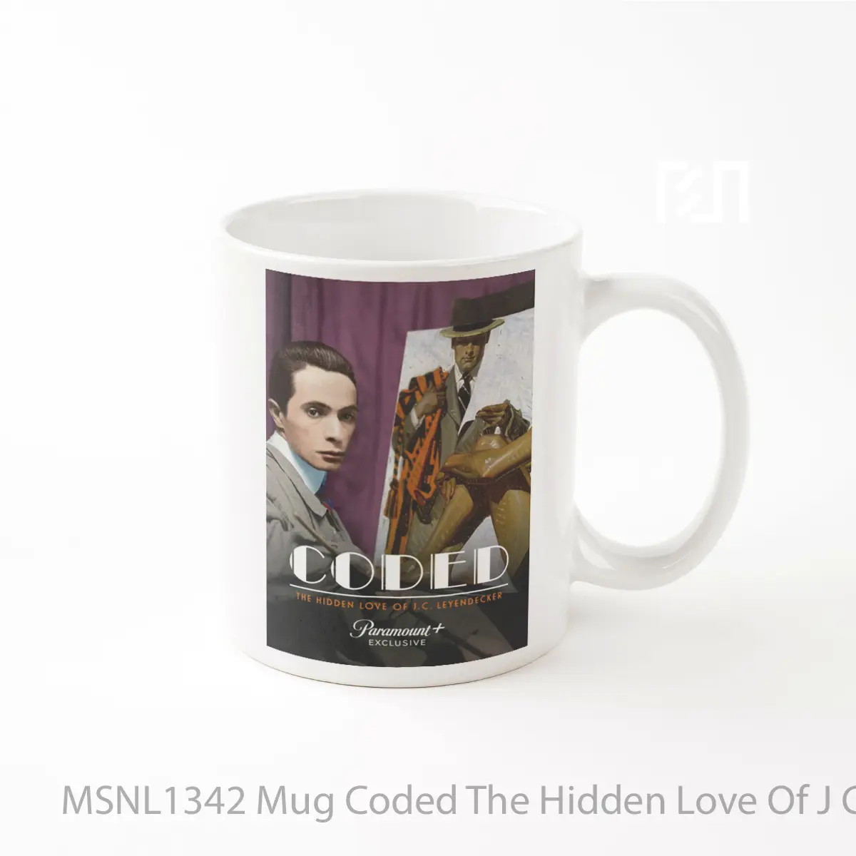 Mug Coded The Hidden Love Of J C Leyendecker Gelas Keramik Tema Film MSNL1342