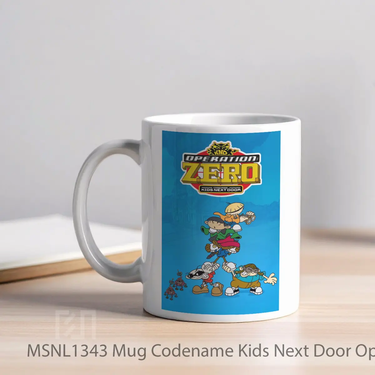 Mug Codename Kids Next Door Operation Z E R O Gelas Keramik Tema Film MSNL1343 - Tampak Kiri