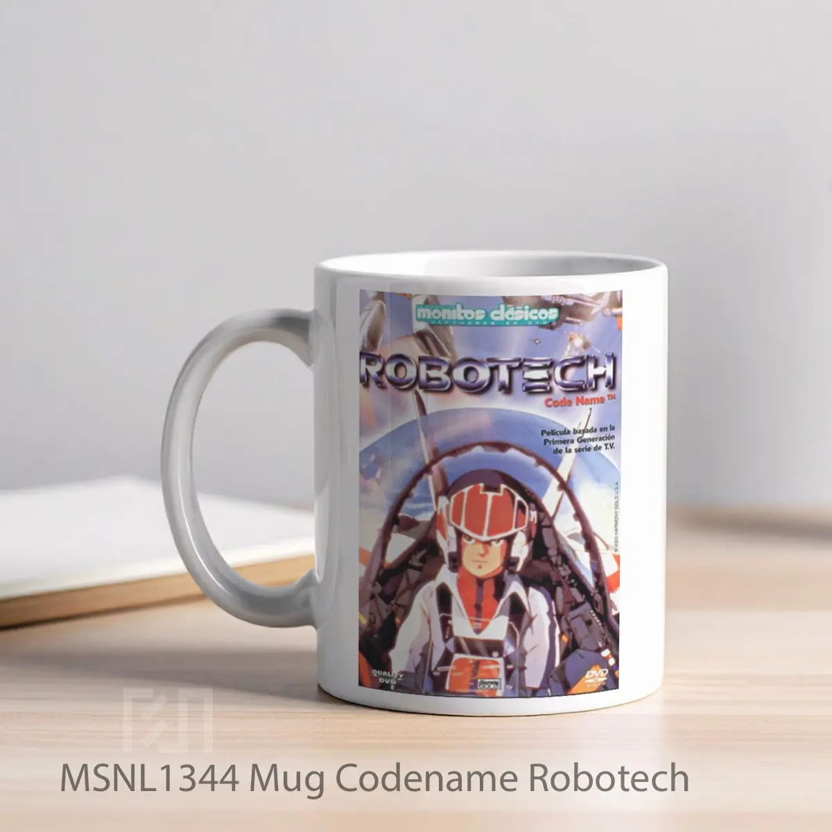 Mug Codename Robotech Gelas Keramik Tema Film MSNL1344 - Tampak Kiri