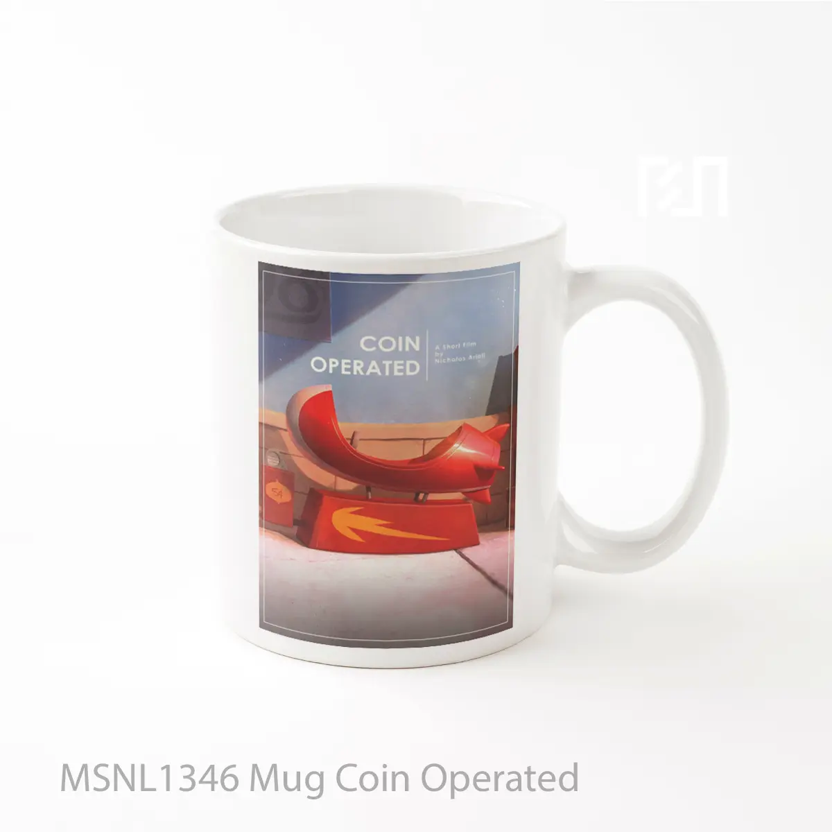 Mug Coin Operated Gelas Keramik Tema Film MSNL1346