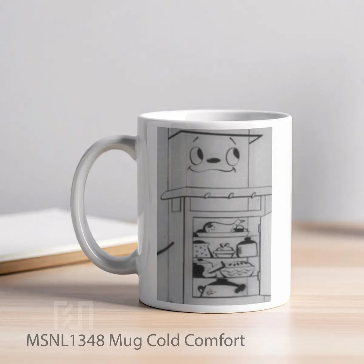 Mug Cold Comfort Gelas Keramik Tema Film MSNL1348 - Tampak Kiri