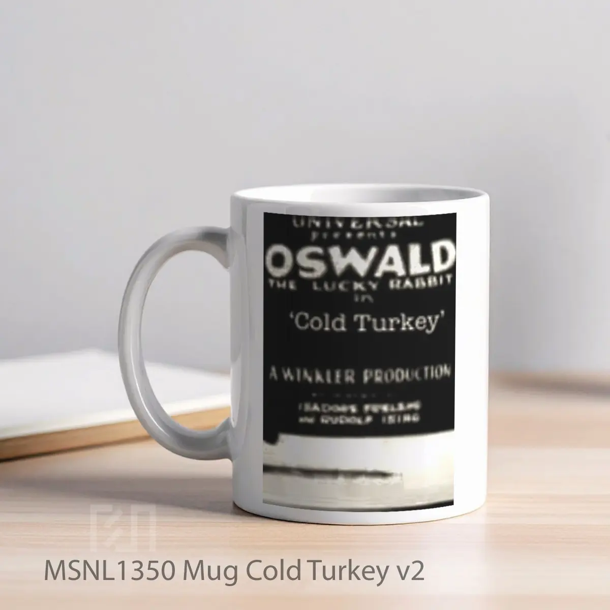 Mug Cold Turkey V2 Gelas Keramik Tema Film MSNL1350 - Tampak Kiri