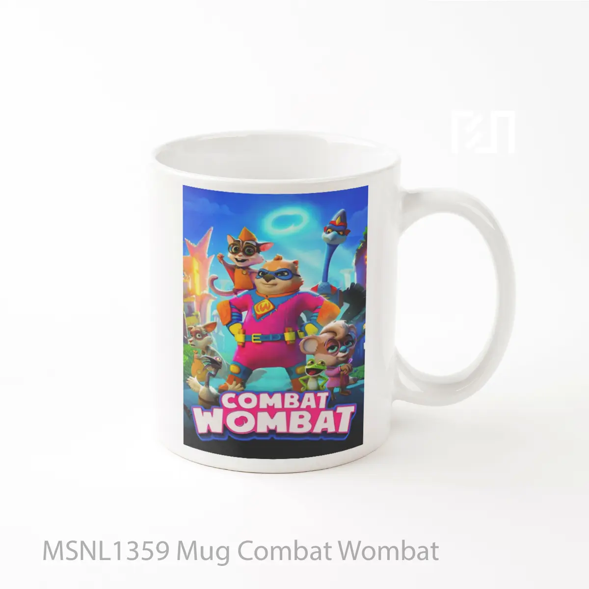 Mug Combat Wombat Gelas Keramik Tema Film MSNL1359