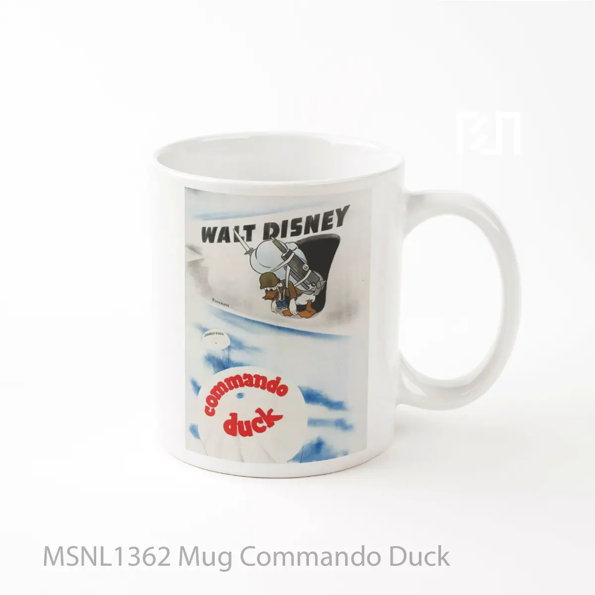 Mug Commando Duck Gelas Keramik Tema Film MSNL1362