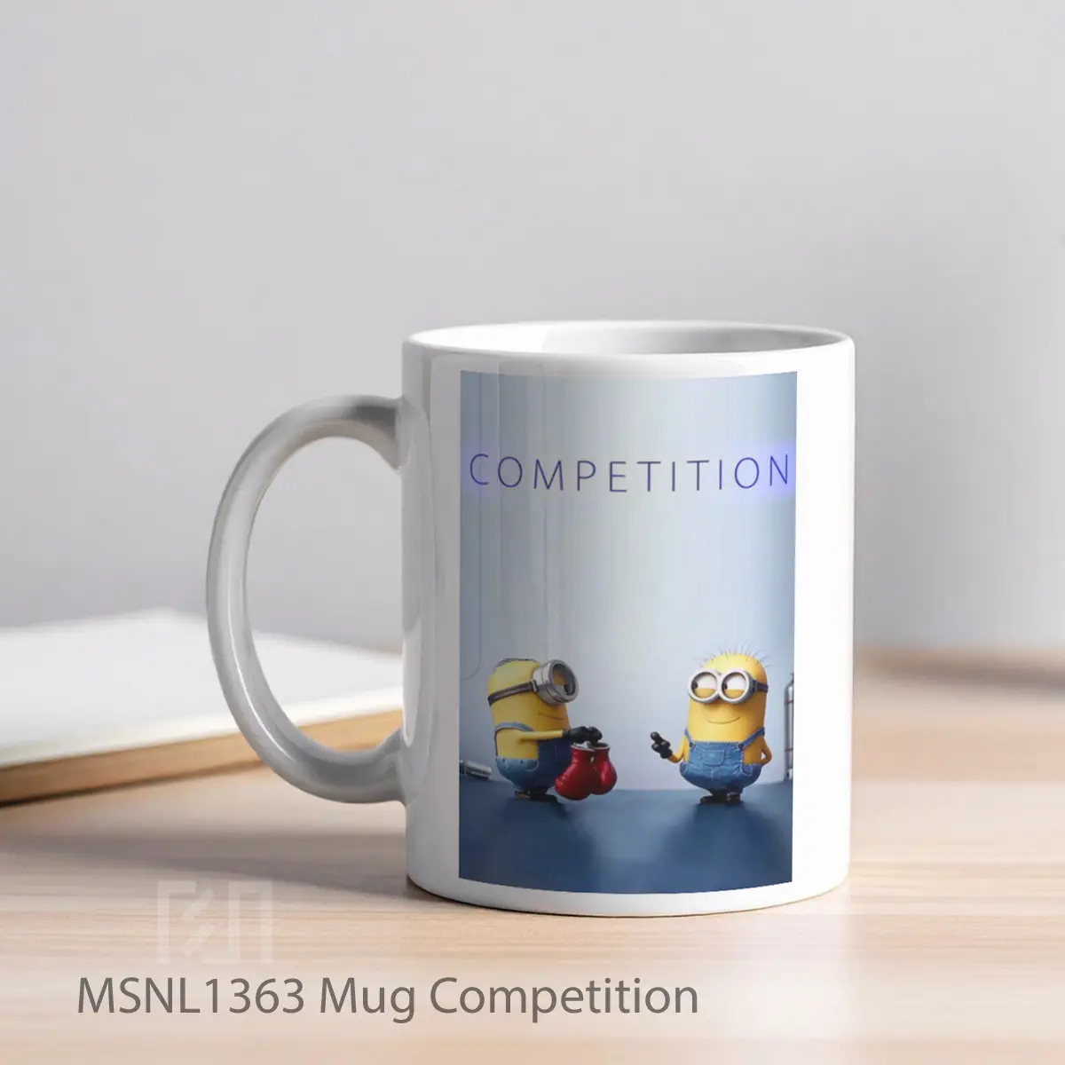 Mug Competition Gelas Keramik Tema Film MSNL1363 - Tampak Kiri