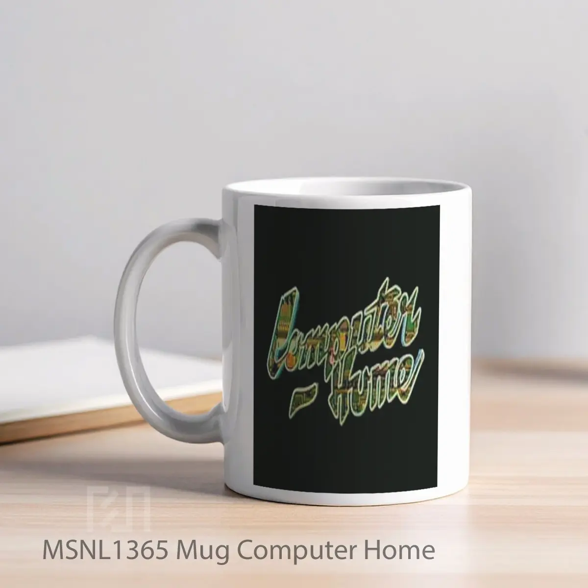 Mug Computer Home Gelas Keramik Tema Film MSNL1365 - Tampak Kiri