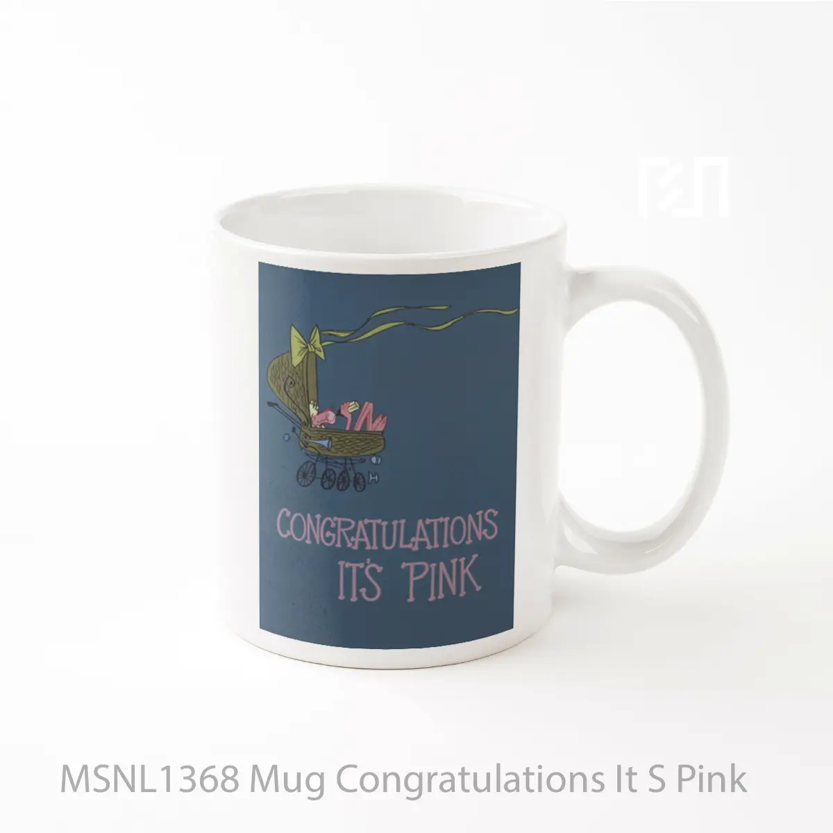 Mug Congratulations It S Pink Gelas Keramik Tema Film MSNL1368