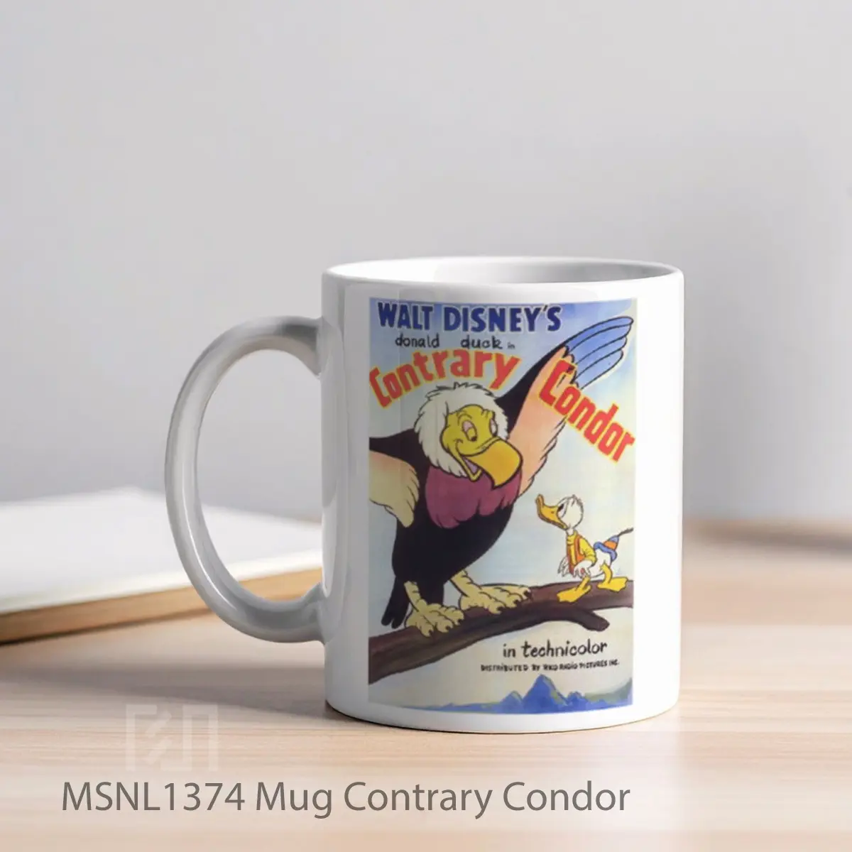 Mug Contrary Condor Gelas Keramik Tema Film MSNL1374 - Tampak Kiri