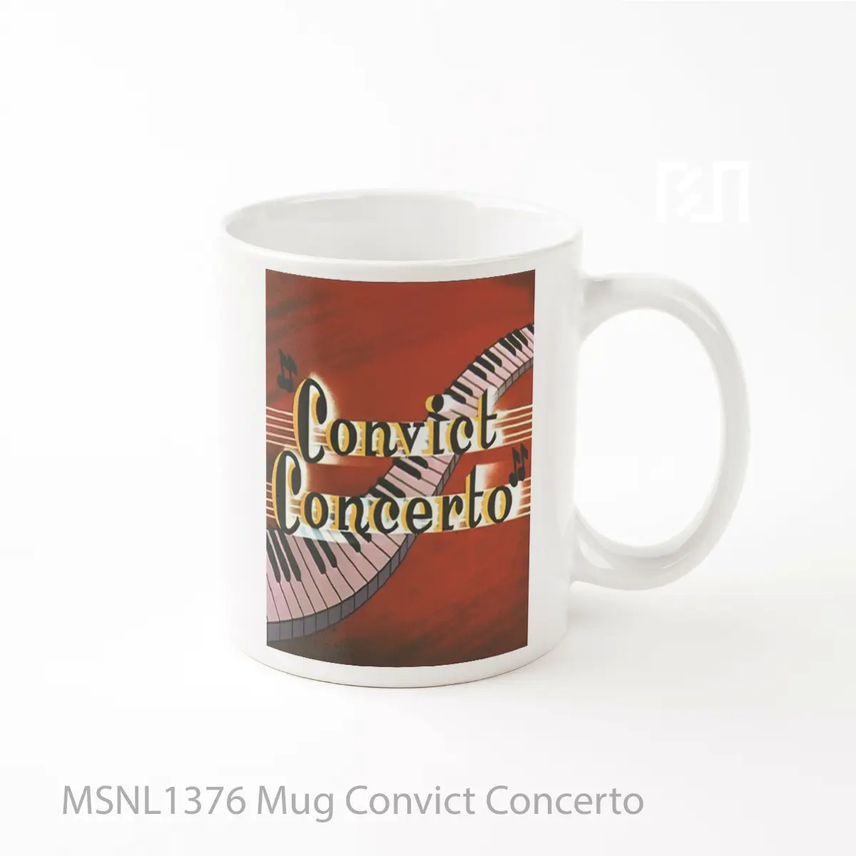 Mug Convict Concerto Gelas Keramik Tema Film MSNL1376