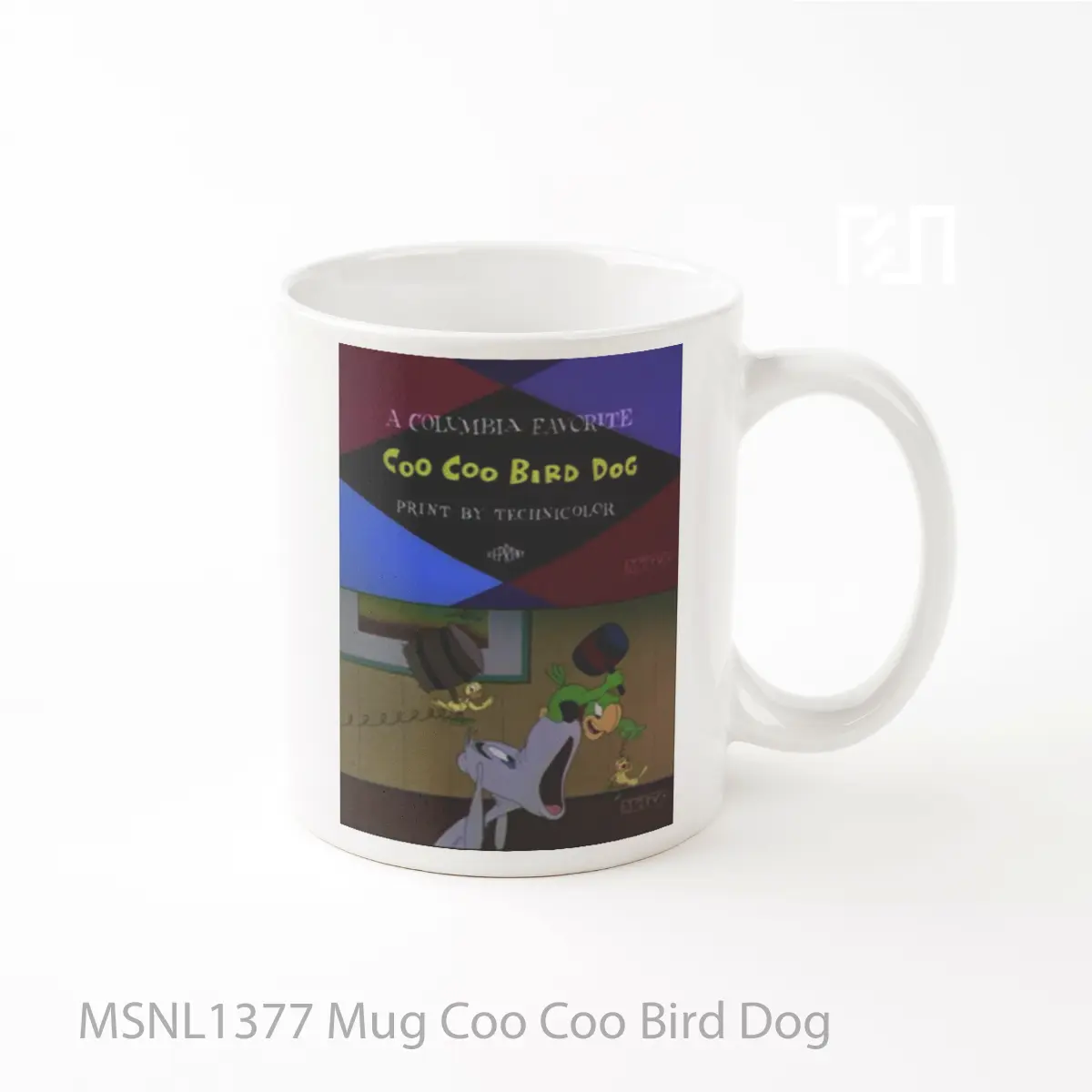 Mug Coo Coo Bird Dog Gelas Keramik Tema Film MSNL1377