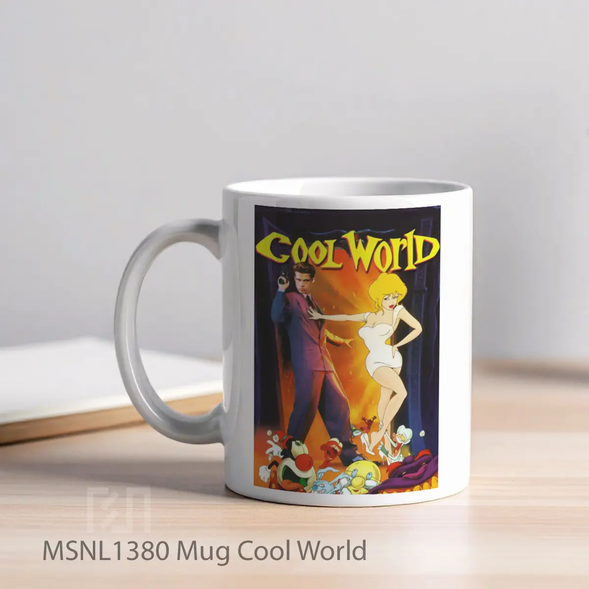 Mug Cool World Gelas Keramik Tema Film MSNL1380 - Tampak Kiri