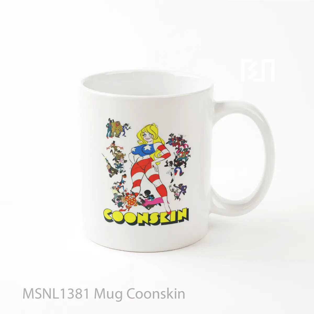 Mug Coonskin Gelas Keramik Tema Film MSNL1381