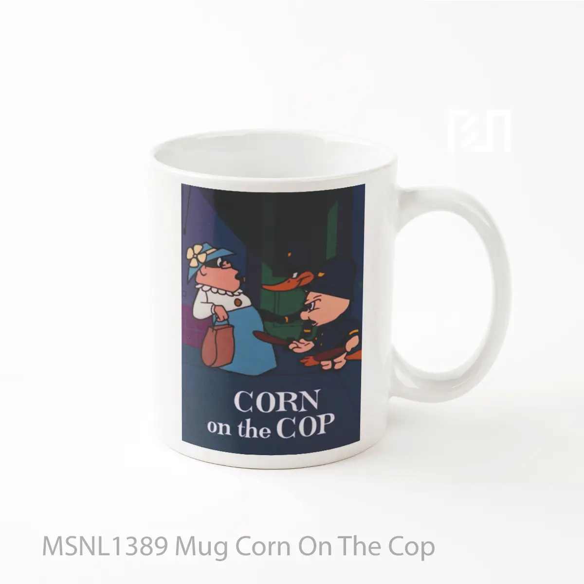 Mug Corn On The Cop Gelas Keramik Tema Film MSNL1389