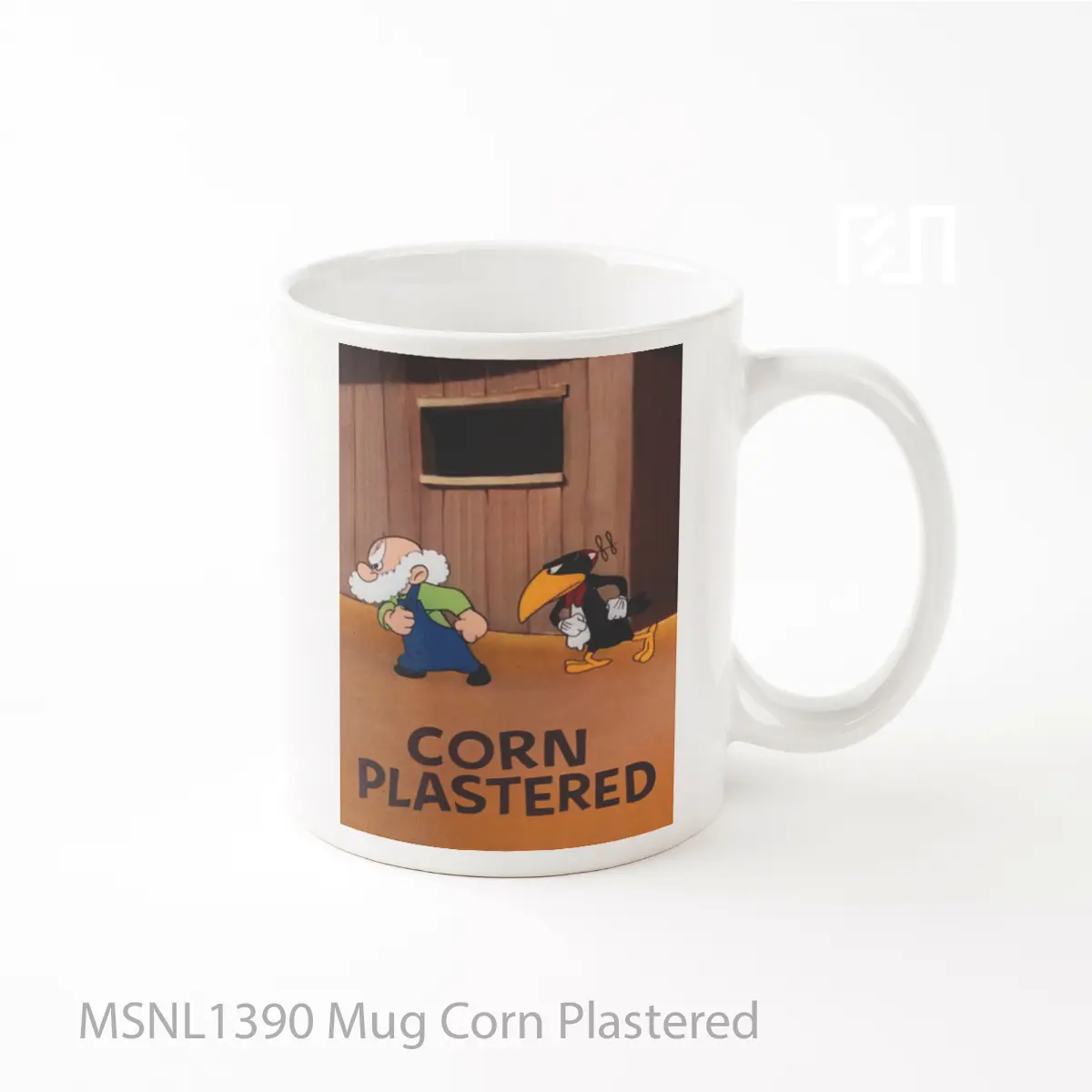 Mug Corn Plastered Gelas Keramik Tema Film MSNL1390