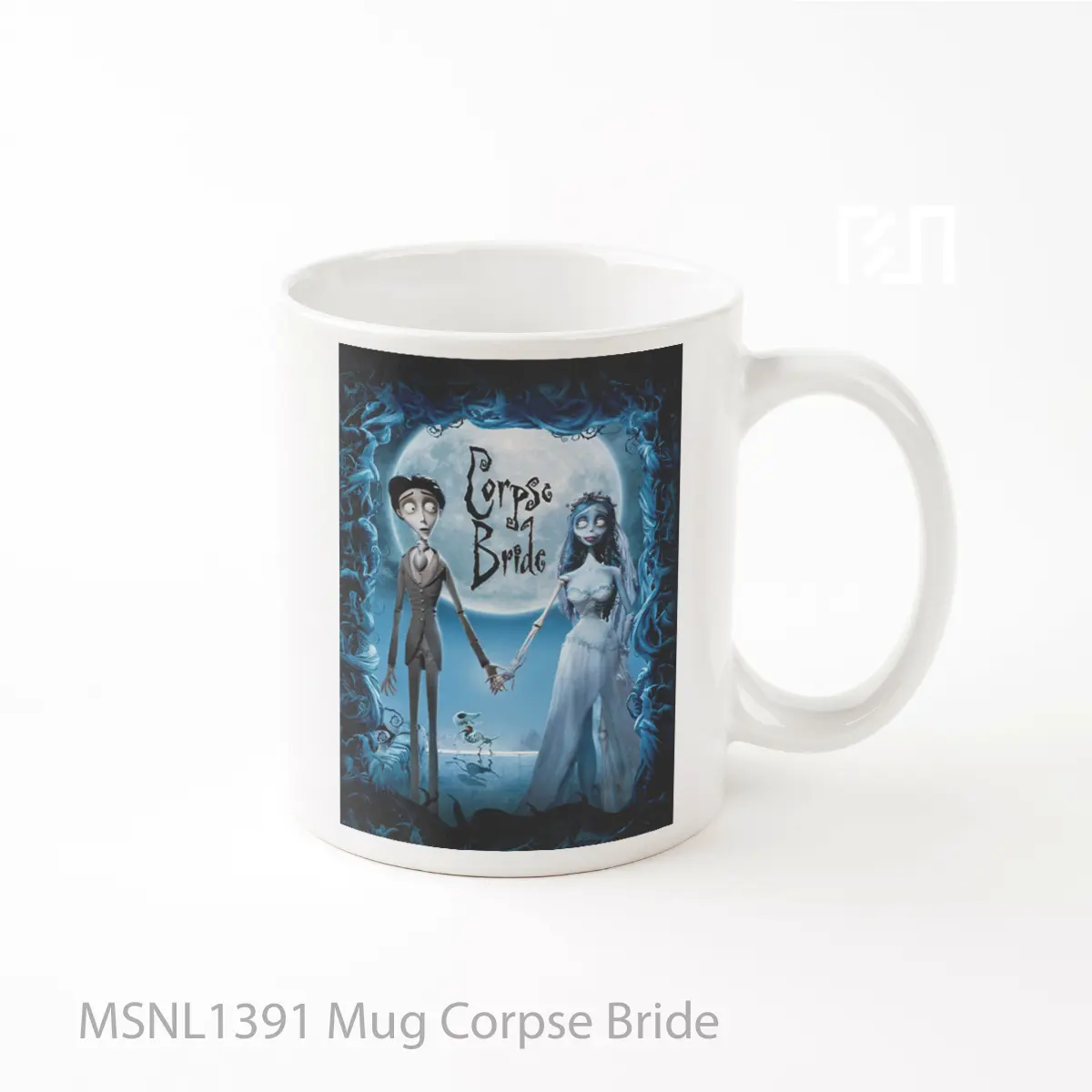 Mug Corpse Bride Gelas Keramik Tema Film MSNL1391