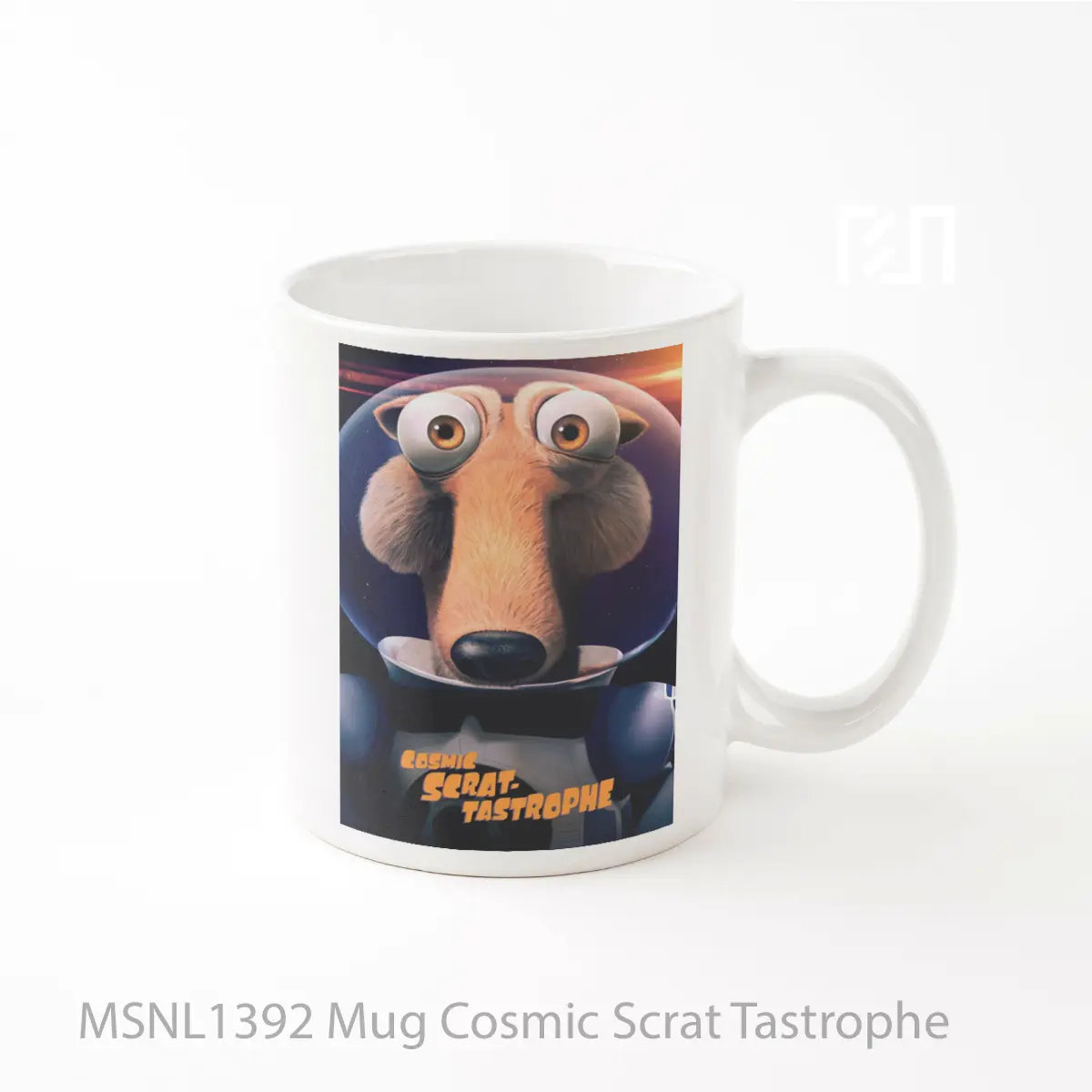 Mug Cosmic Scrat Tastrophe Gelas Keramik Tema Film MSNL1392