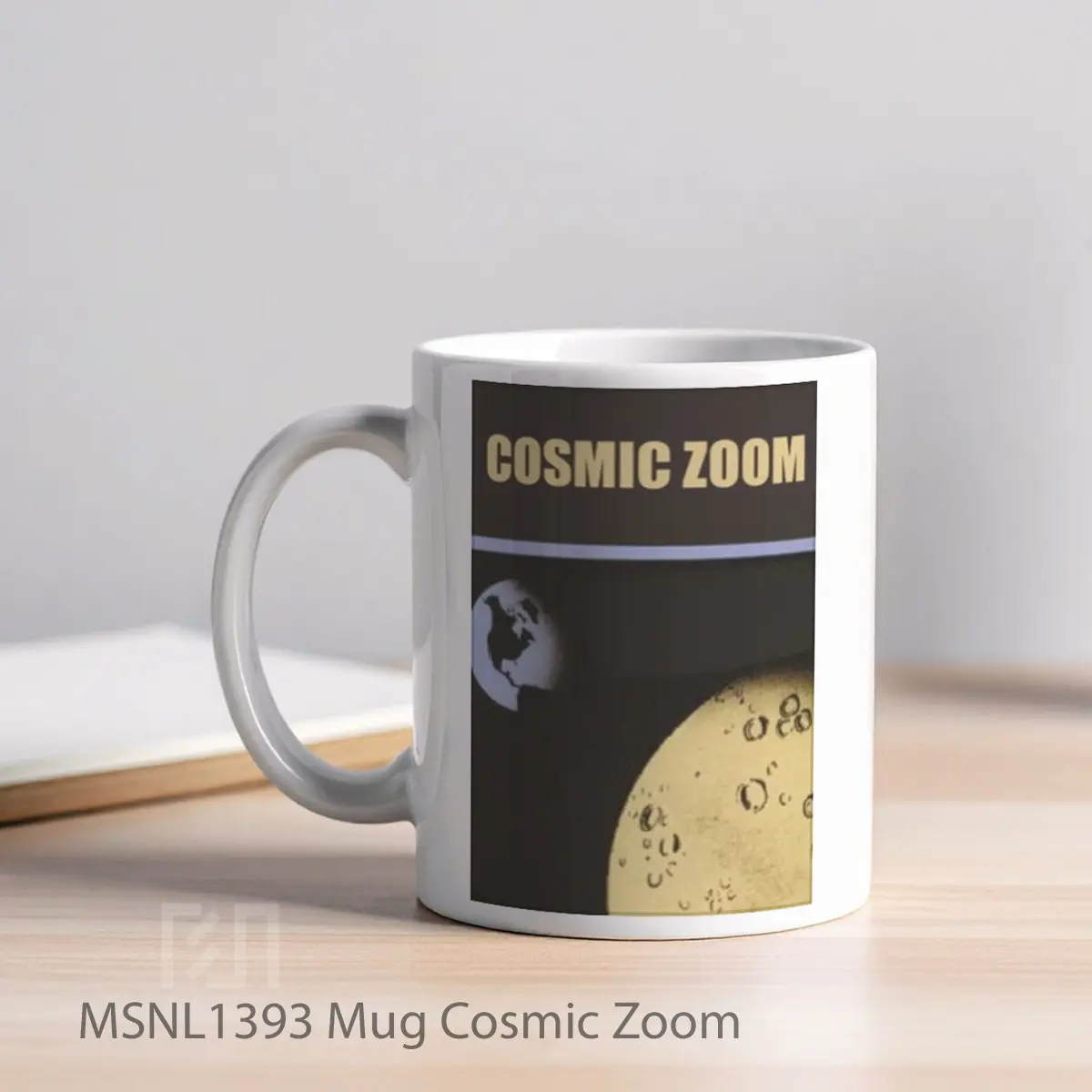 Mug Cosmic Zoom Gelas Keramik Tema Film MSNL1393 - Tampak Kiri
