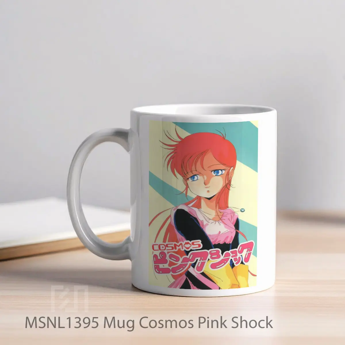 Mug Cosmos Pink Shock Gelas Keramik Tema Film MSNL1395 - Tampak Kiri