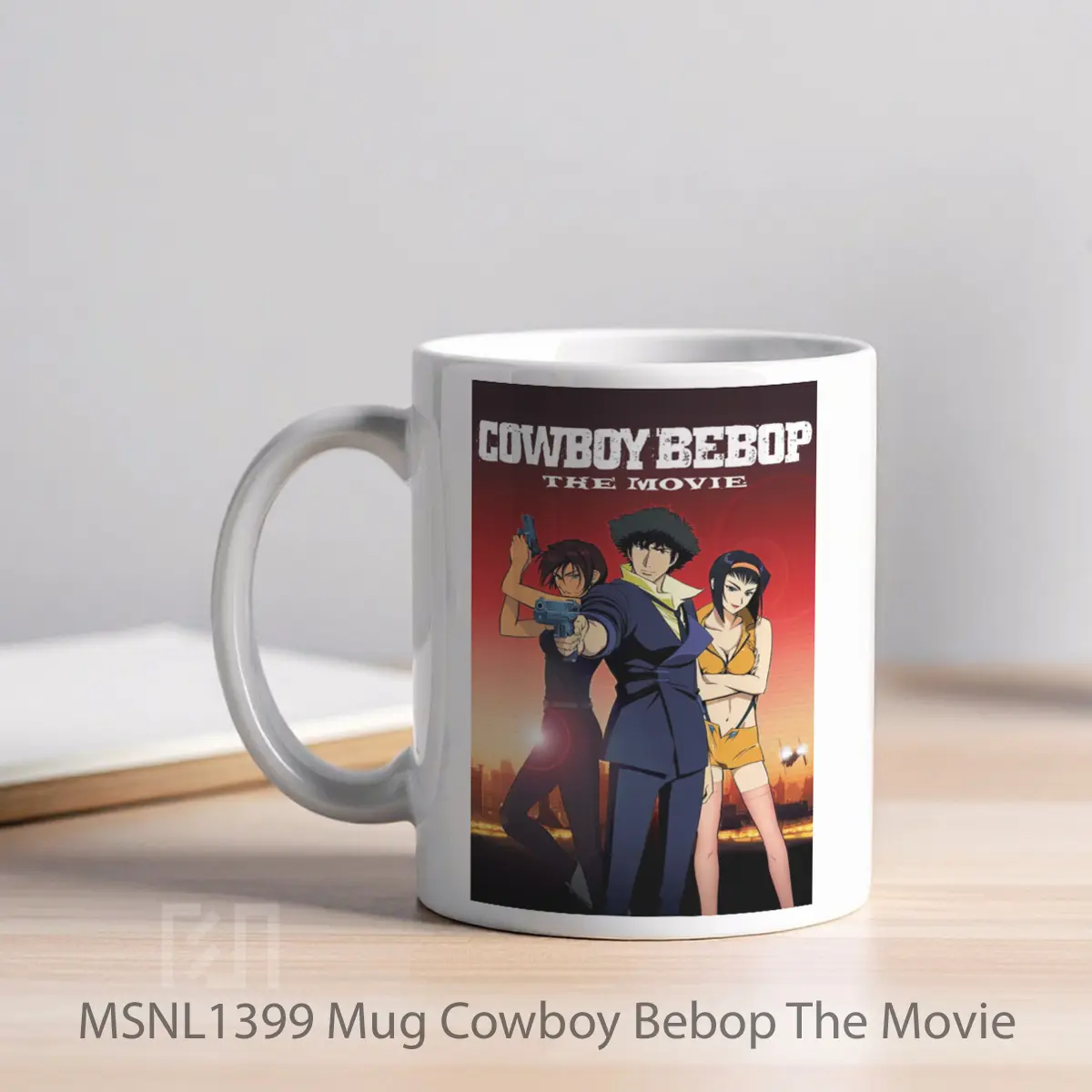 Mug Cowboy Bebop The Movie Gelas Keramik Tema Film MSNL1399 - Tampak Kiri