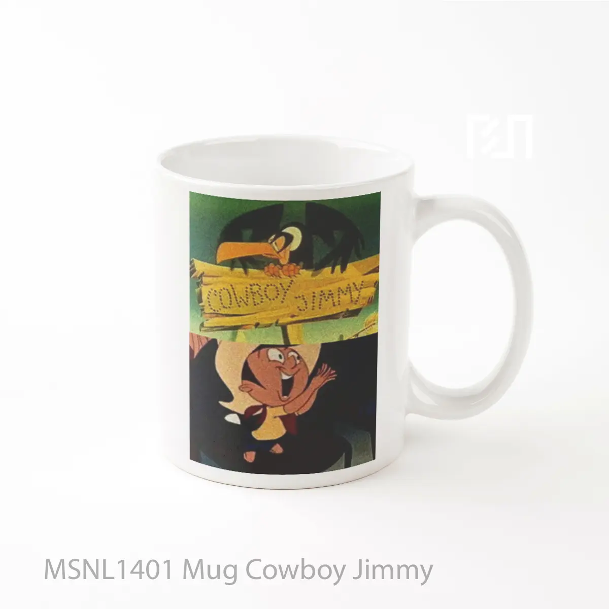 Mug Cowboy Jimmy Gelas Keramik Tema Film MSNL1401