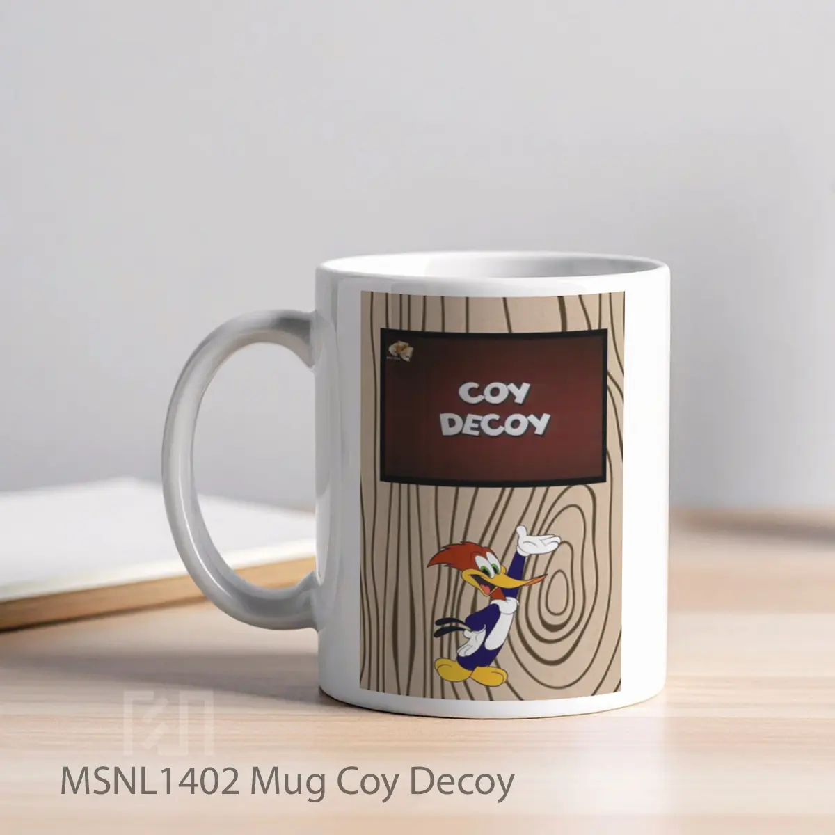 Mug Coy Decoy Gelas Keramik Tema Film MSNL1402 - Tampak Kiri