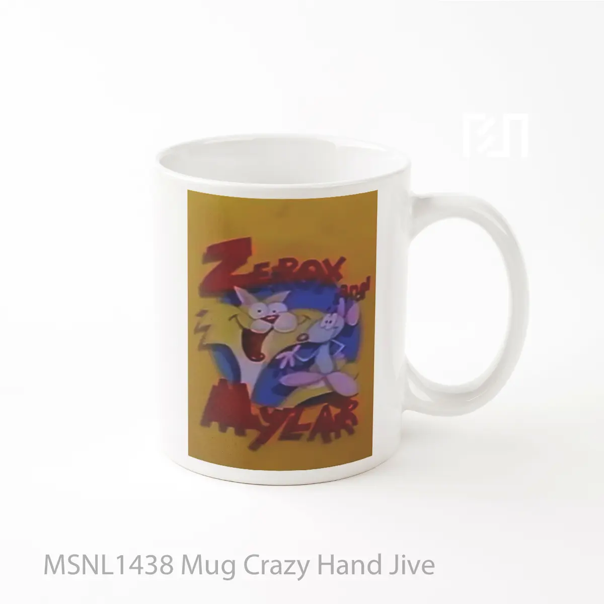 Mug Crazy Hand Jive Gelas Keramik Tema Film MSNL1438